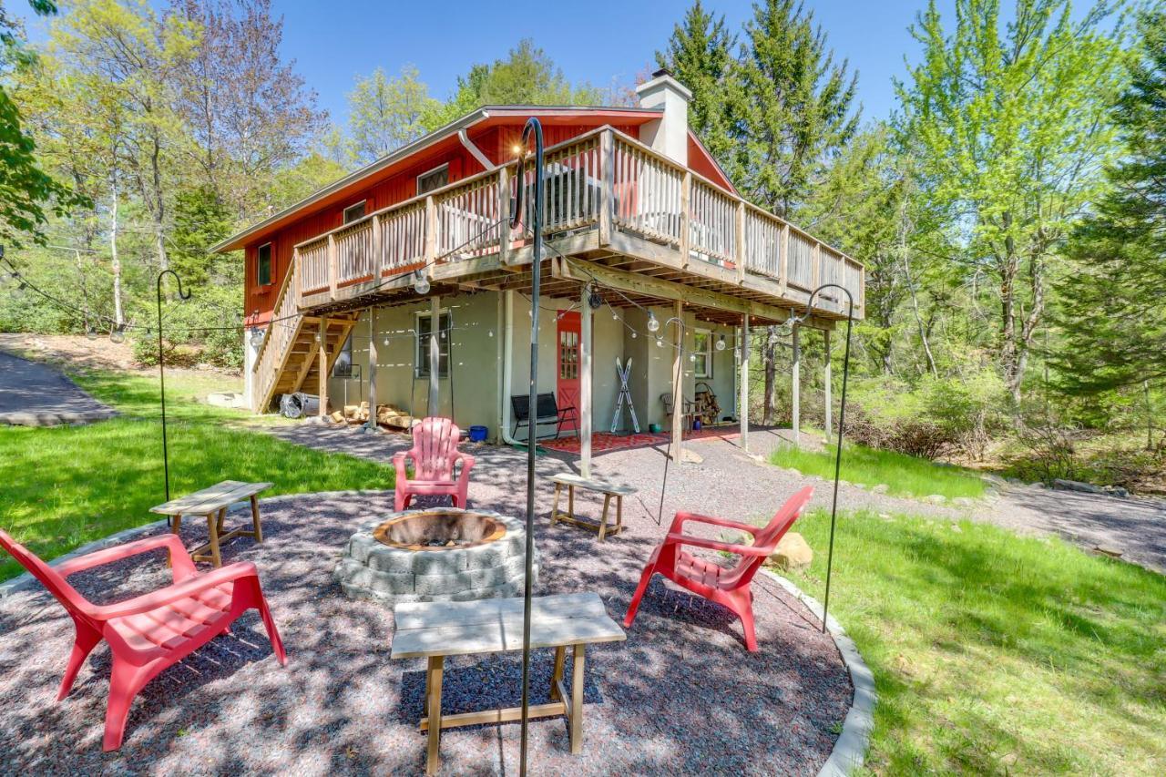 Lakefront Poconos Vacation Rental With Swim Dock! Long Pond Εξωτερικό φωτογραφία